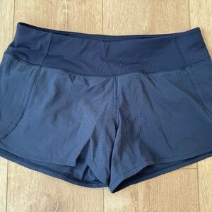 Lululemon Run Time Short, Navy Blue, Size 8